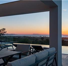 4 bedroom villa with pool & sea views, Acharavi, sleeps 8